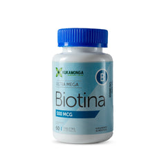 Biotina Vitamina B8 500 mcg 60 tabletas