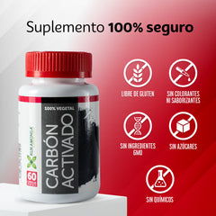 Carbón Activado 60 cápsulas