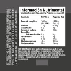 Citrato de Magnesio 60 cápsulas