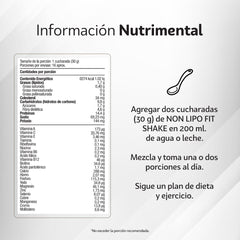 Fit Shake Malteada Garcinia Cambogia sabor vainilla