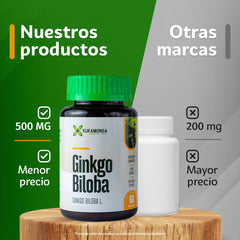 Ginkgo Biloba 60 Cápsulas