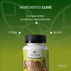 Ortiga + Ajo Rey 30 tabletas Neo-Tural
