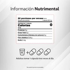 Pimienta de Cayena 60 cápsulas