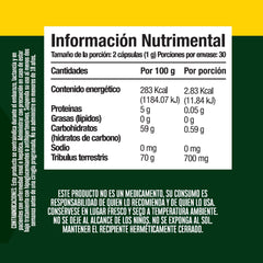 Tribulus Terrestris 60 cápsulas