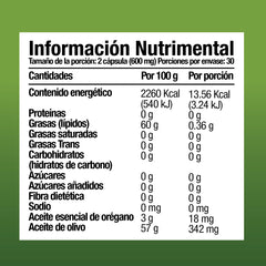 Aceite de Orégano Silvestre - 60 cápsulas
