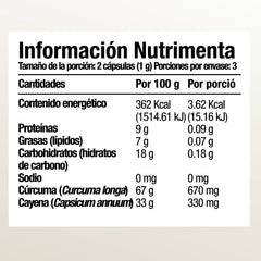 Cúrcuma 60 Cápsulas Kukamonga