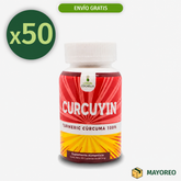 Paquete de 50 frascos de Curcuyin 30 capletas - Lemon Cochella