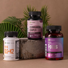 Kit Serenium - Vitamina D3+K2, Ashwandha Complex y Kuka Focus