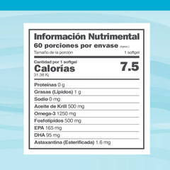 Omega Krill 60 cápsulas
