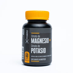 Citrato de Magnesio + Citrato de Potasio 60 cápsulas