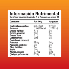 Mango Africano 60 cápsulas