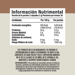 Hongo Melena de León cápsulas y polvo