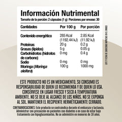 Moringa 60 Cápsulas