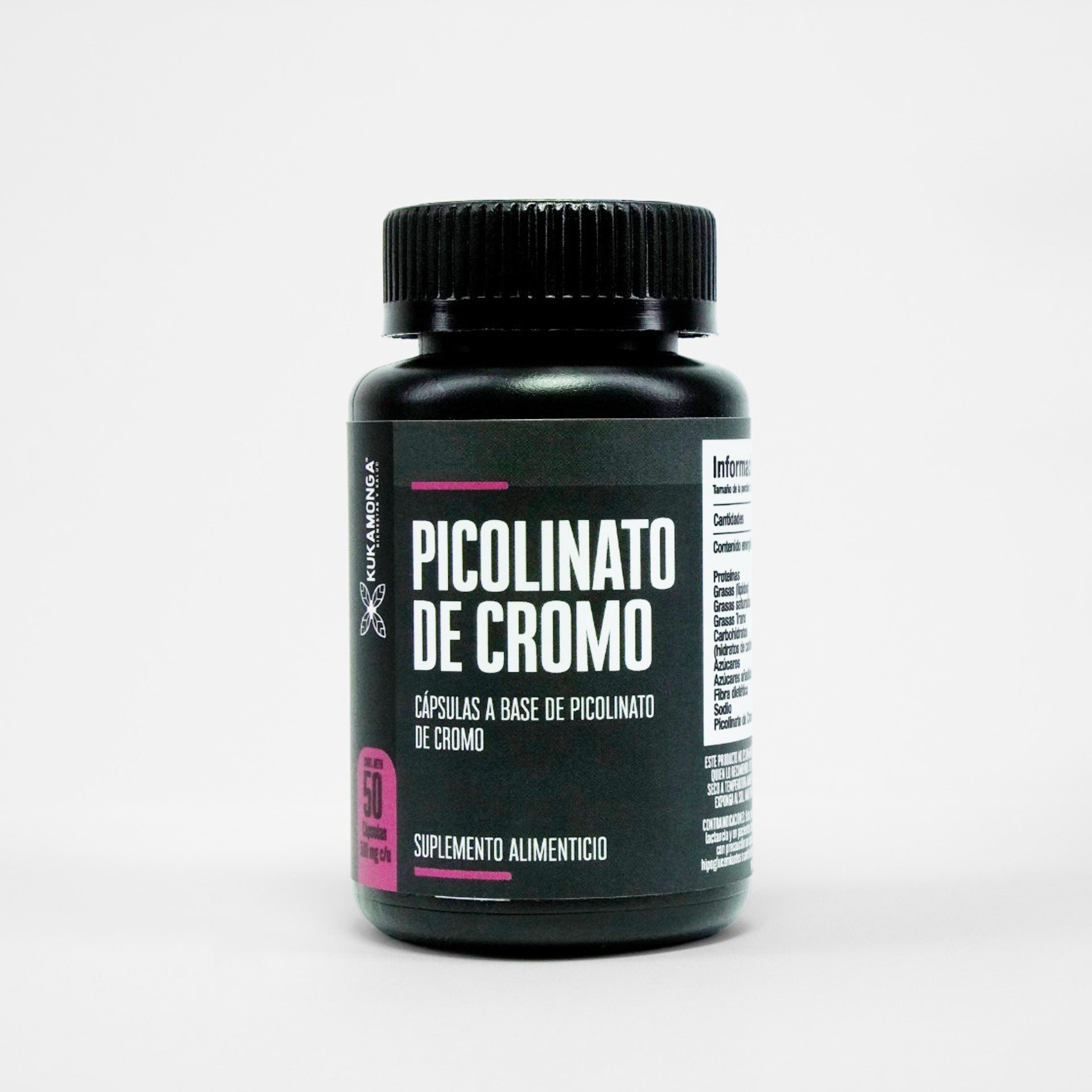 Picolinato de Cromo 50 cpsulas  Tienda Kukamonga