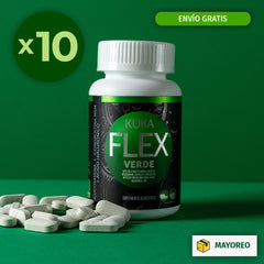Paquete de 10 KukaFlex Verde (30 Tabletas) - Kukamonga