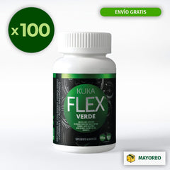 Paquete de 100 KukaFlex Verde (30 Tabletas) - Kukamonga