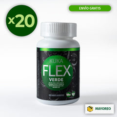 Paquete de 20 KukaFlex Verde (30 Tabletas) - Kukamonga