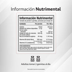 Kuka Vinagre de Manzana 60 gomitas