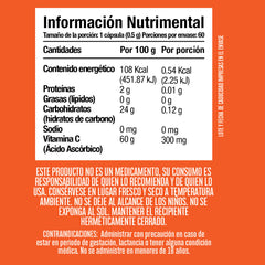Vitamina C 60 Cápsulas