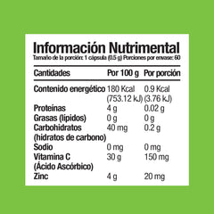 Zinc + C 60 cápsulas