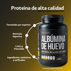 Albúmina de Huevo sabor chocolate 1200 g