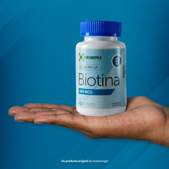Biotina Vitamina B8 500 mcg 60 tabletas