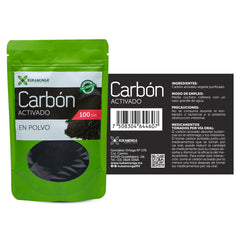 Carbón Activado en polvo 100 g