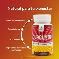 Paquete de 15 frascos de Curcuyin 30 capletas - Lemon Cochella
