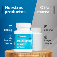 Melatonina 10 mg 30 tabletas