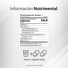 Omega 3 y 6 Aceite de Pescado - 60 cápsulas
