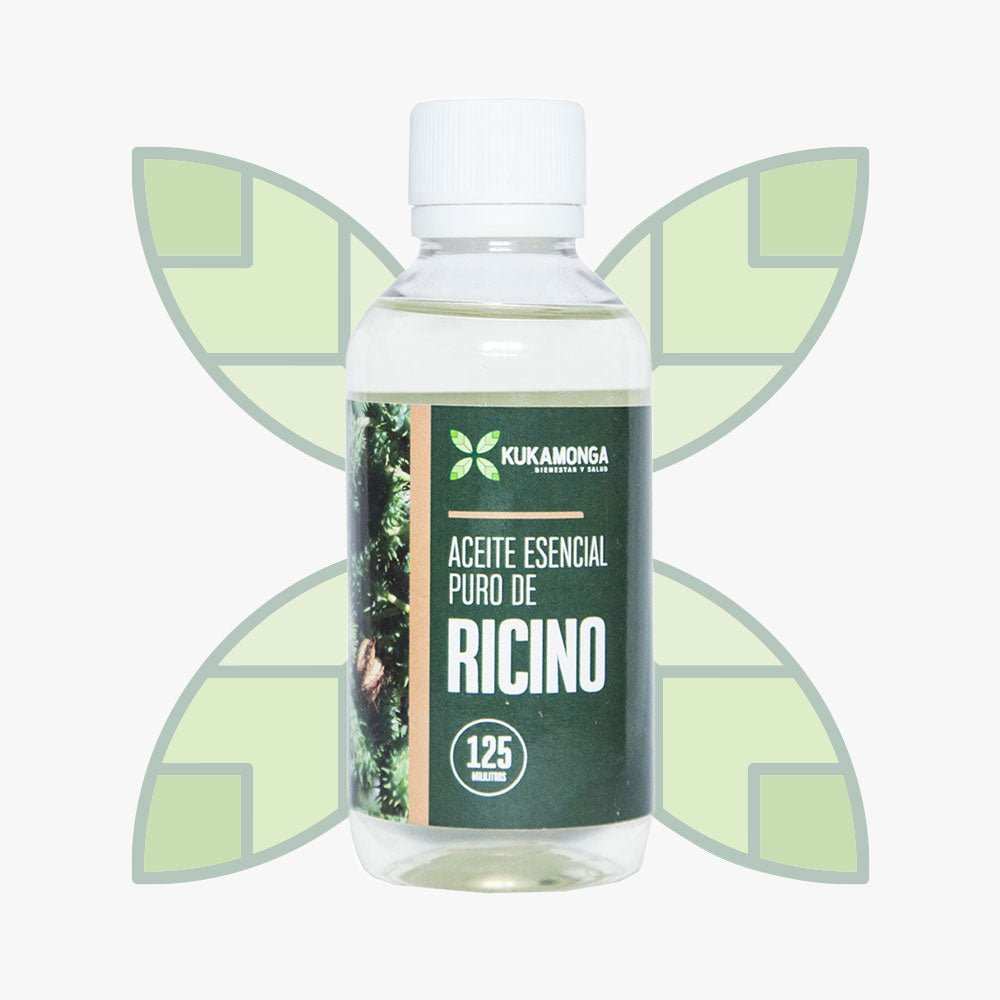 Aceite esencial puro de Ricino - Tienda Kukamonga