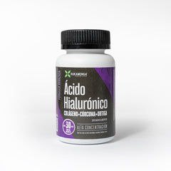 Ácido Hialurónico - Colágeno, Cúrcuma y Ortiga - 30 Tabletas de 860 mg