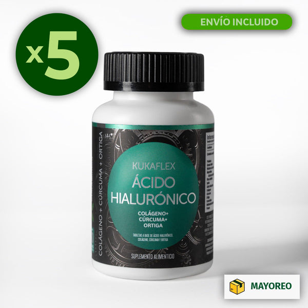 Paquete de 5 Ácido Hialurónico 30 Tabletas