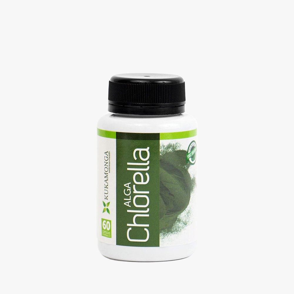 Alga Chlorella 60 cápsulas Kukamonga - Tienda Kukamonga