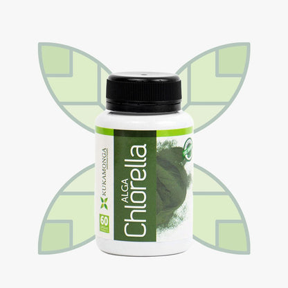 Alga Chlorella 60 cápsulas Kukamonga - Tienda Kukamonga