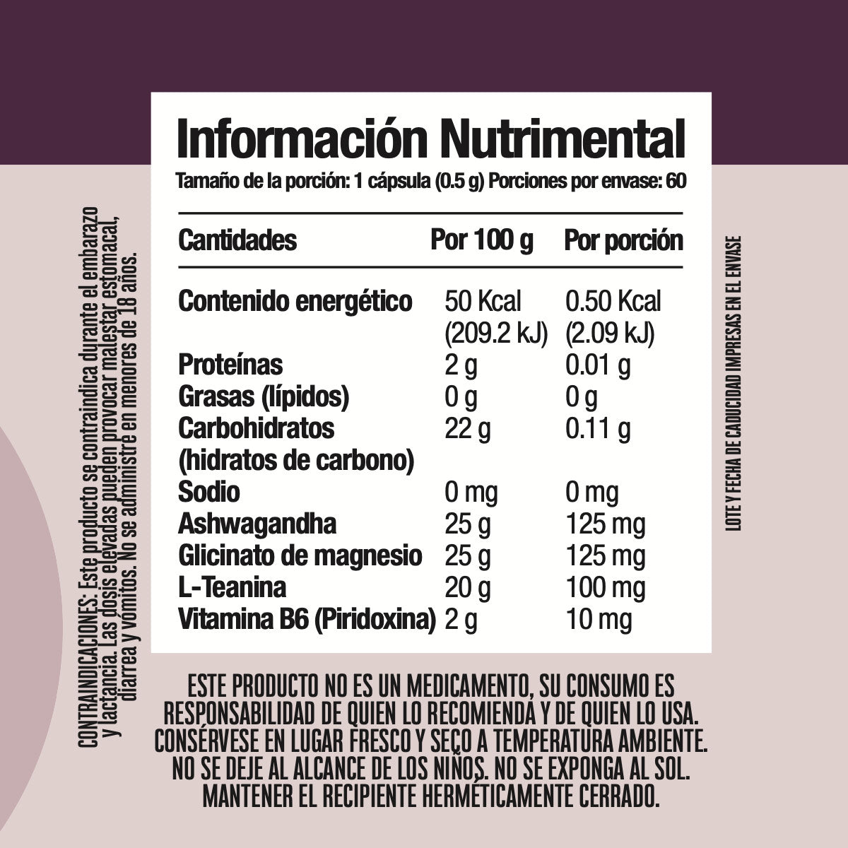 Ashwagandha Complex 60 cápsulas