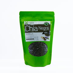 Chía Negra semilla bolsa 500 g
