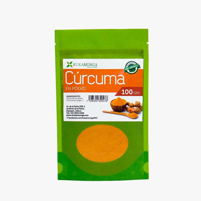 Cúrcuma pura en Polvo 100 gr Kukamonga - Tienda Kukamonga