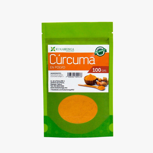 Cúrcuma pura en Polvo 100 gr Kukamonga - Tienda Kukamonga