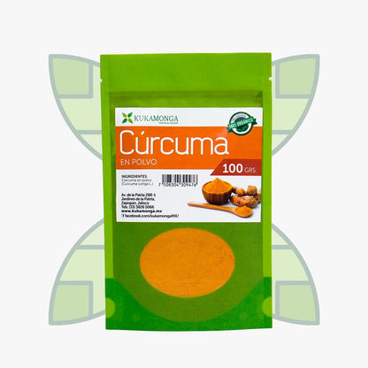 Cúrcuma pura en Polvo 100 gr Kukamonga - Tienda Kukamonga