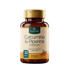 Curcumina y Piperina Complex 30 tabs. - Adyura Nat