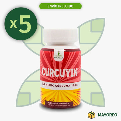 Curcuyin 30 Cápsulas x5 - Tienda Kukamonga