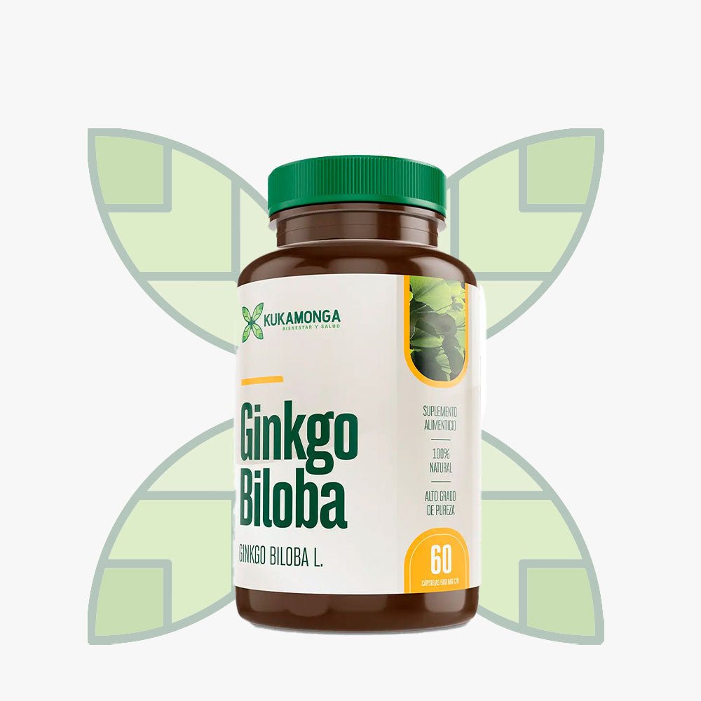 Ginkgo Biloba 60 Cápsulas Kukamonga - Tienda Kukamonga