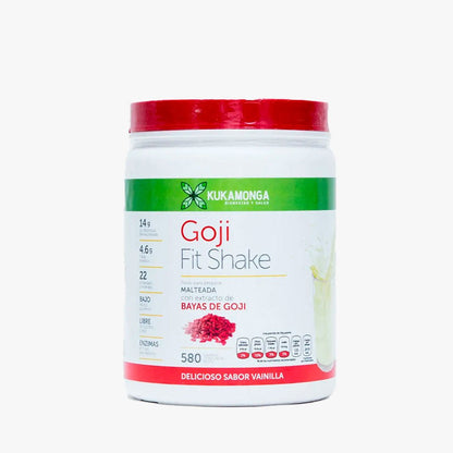 Goji Fit Shake Malteada sabor Vainilla - Tienda Kukamonga