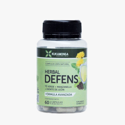 Herbal Defens 60 cápsulas - Tienda Kukamonga