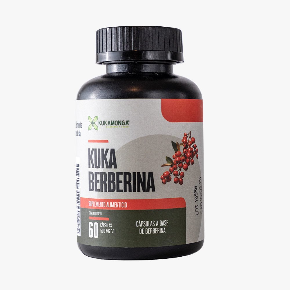 Kuka Berberina 60 cápsulas - Tienda Kukamonga