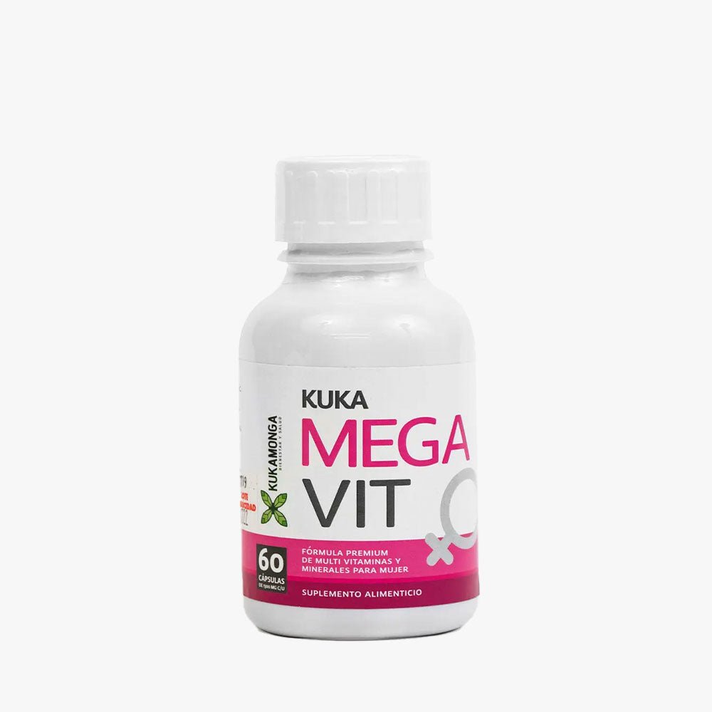 Kuka Mega Vit Mujer 60 Cápsulas Kukamonga - Tienda Kukamonga