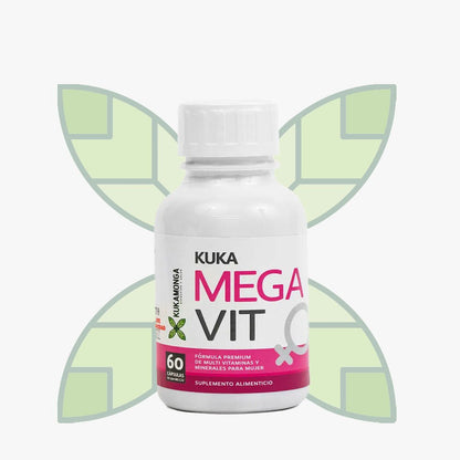 Kuka Mega Vit Mujer 60 Cápsulas Kukamonga - Tienda Kukamonga