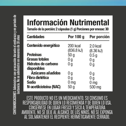 Kuka NAC N-Acetilcisteína. 60 capsulas - Tienda Kukamonga