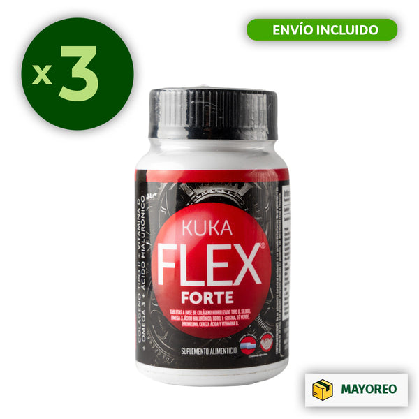 Paquete de 3 KukaFlex Forte 30 capletas